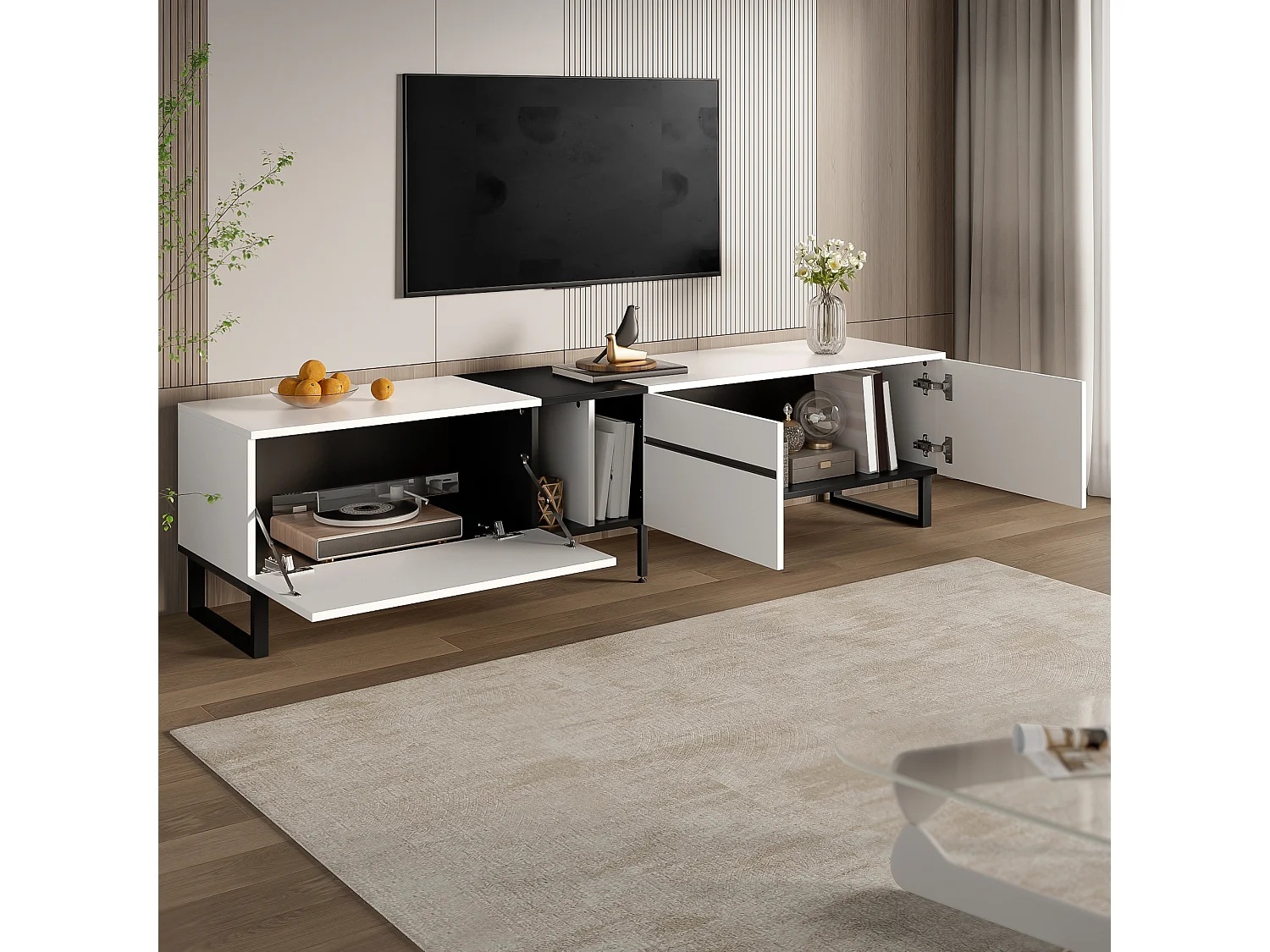 MUEBLE DE TV STARHOME REVAN MELAMINA 18 MM - 3
