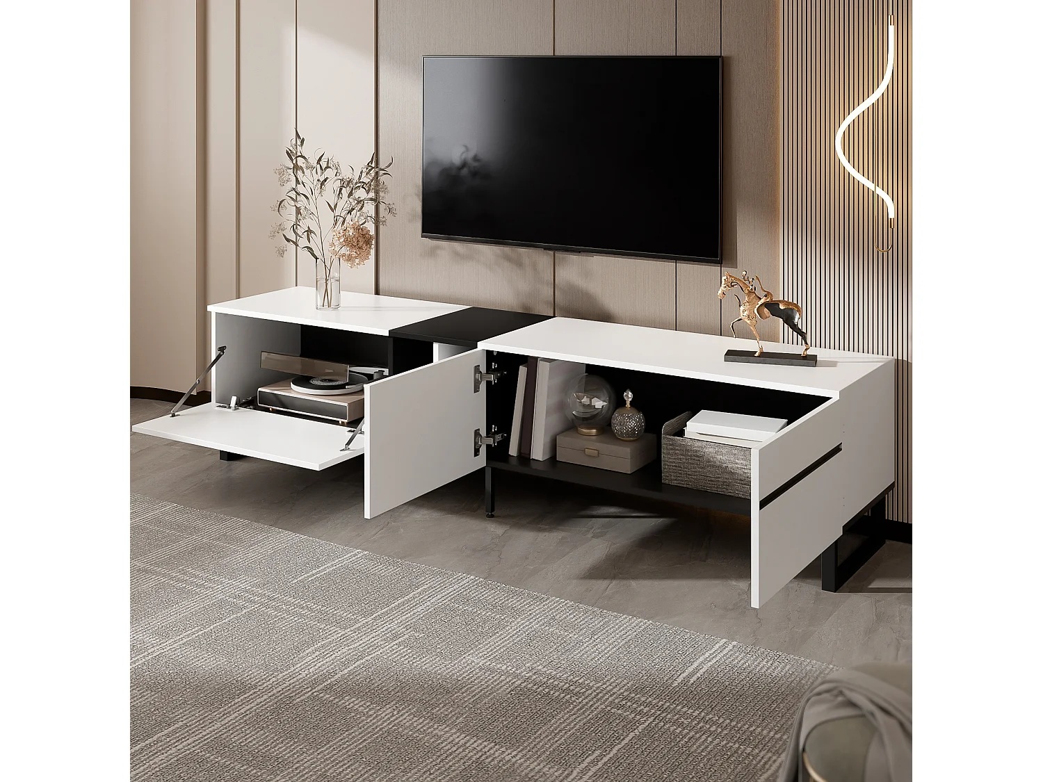 MUEBLE DE TV STARHOME REVAN MELAMINA 18 MM - 5