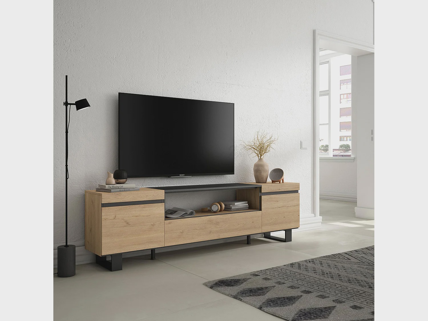 MUEBLE DE TV STARHOME VERIK MELAMINA 18 MM - 3