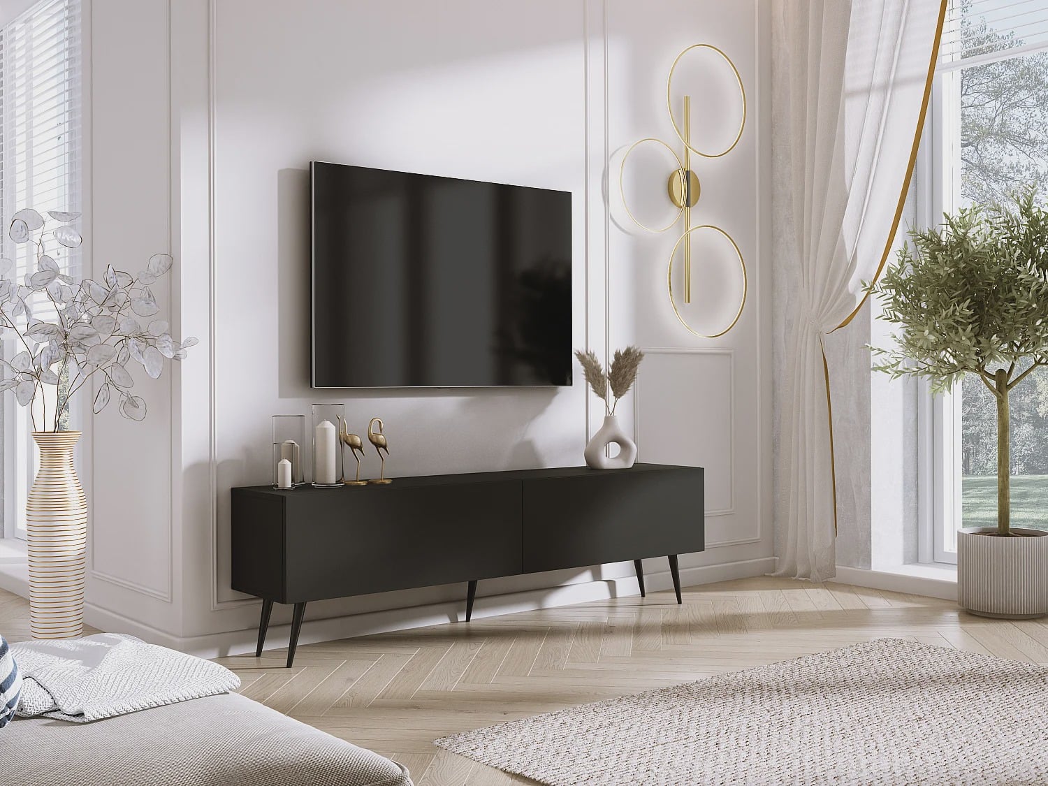MUEBLE DE TV STARHOME TREVIK MELAMINA 18 MM - 1