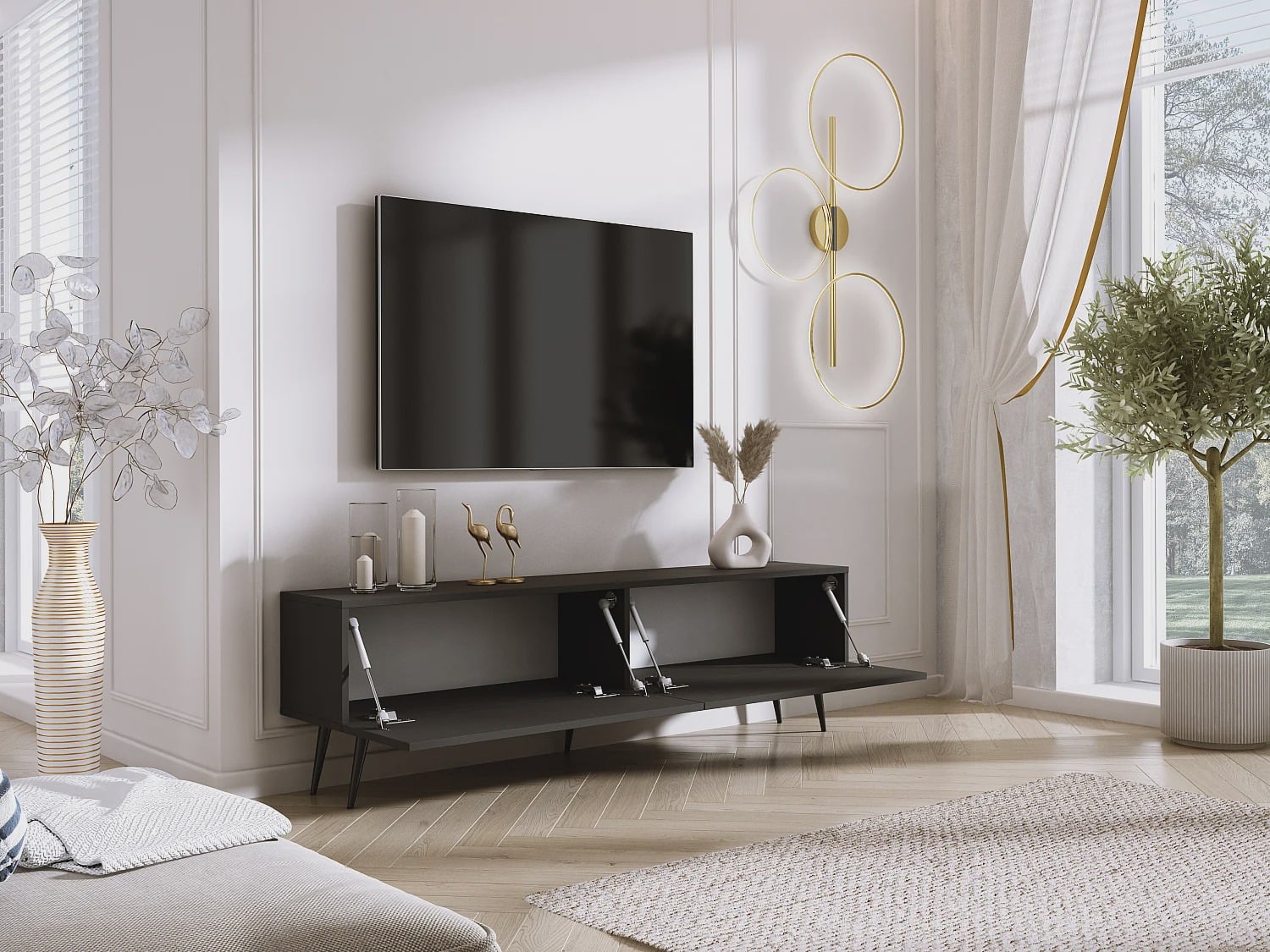 MUEBLE DE TV STARHOME TREVIK MELAMINA 18 MM - 3