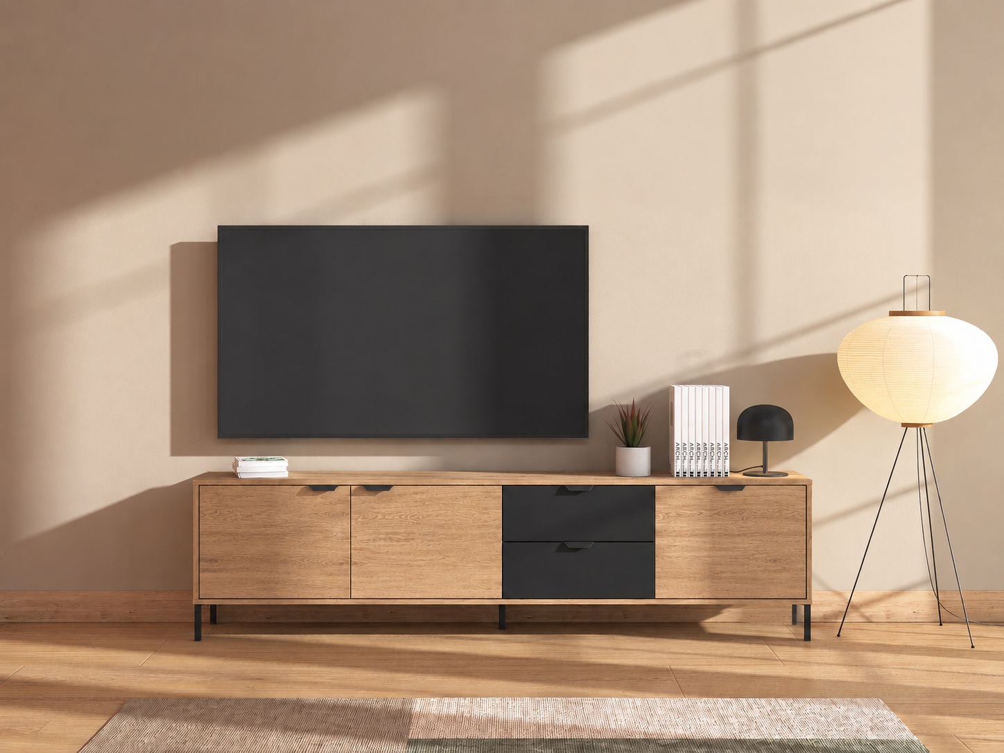 MUEBLE DE TV STARHOME LUNET MELAMINA 18 MM - 2