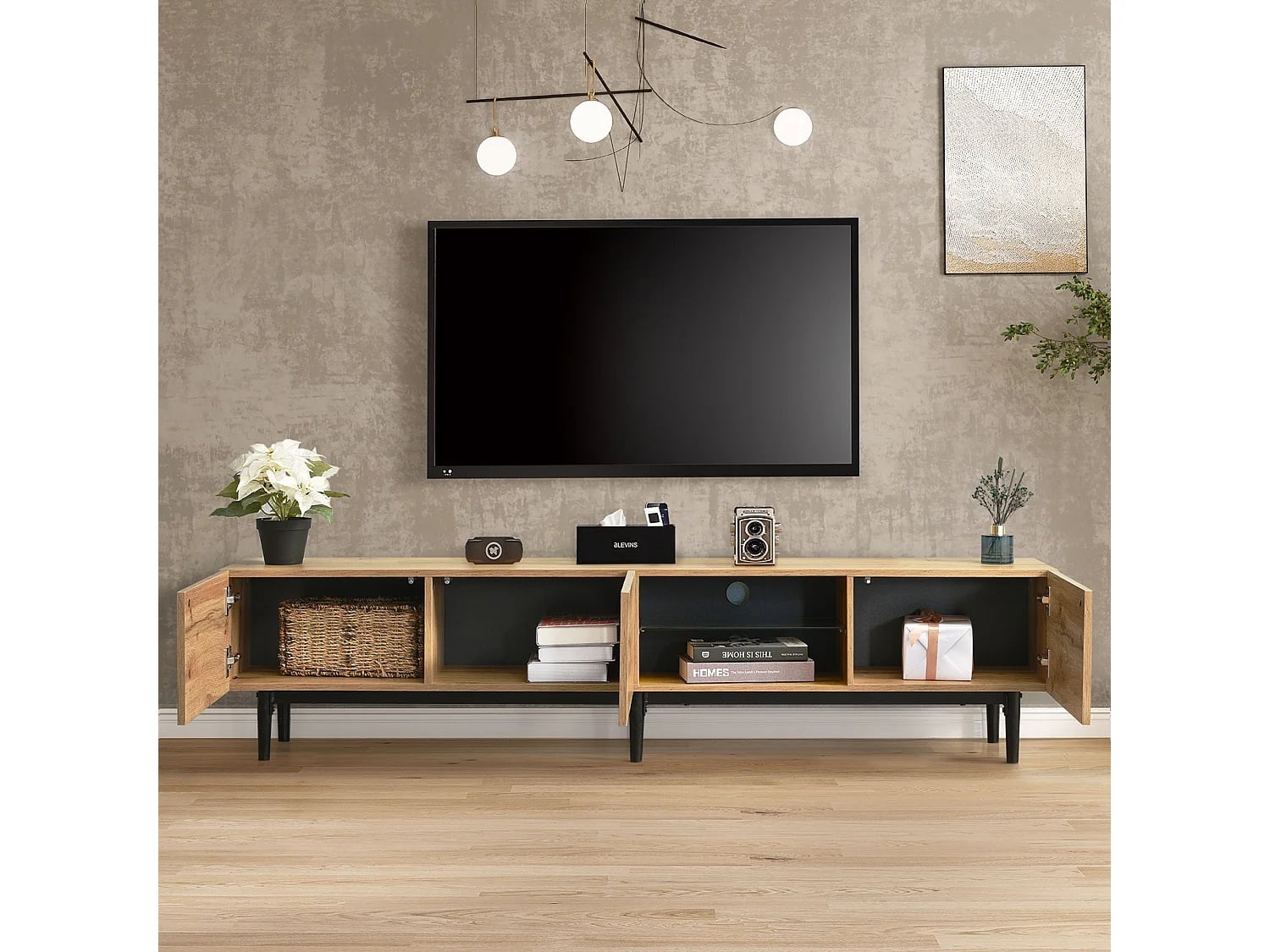 MUEBLE DE TV STARHOME LOREN MELAMINA 18 MM - 2