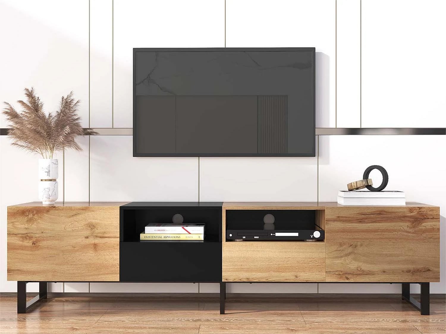 MUEBLE DE TV STARHOME TAREL MELAMINA 18 MM - 1