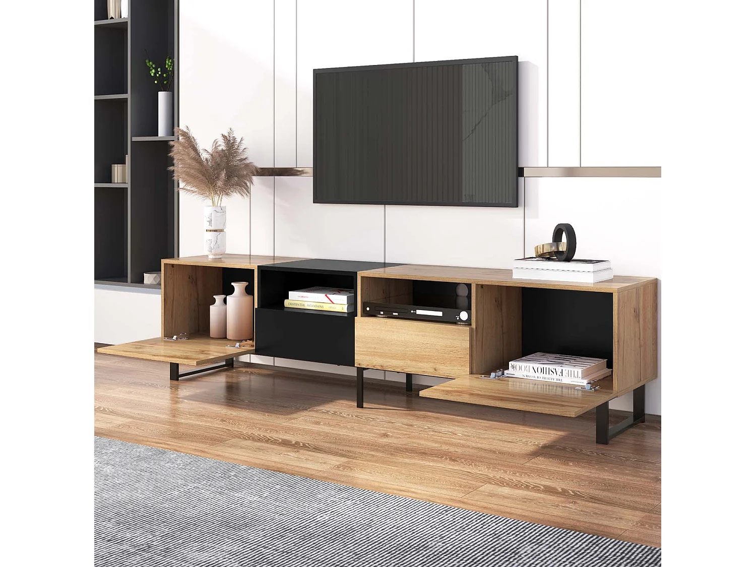 MUEBLE DE TV STARHOME TAREL MELAMINA 18 MM - 4