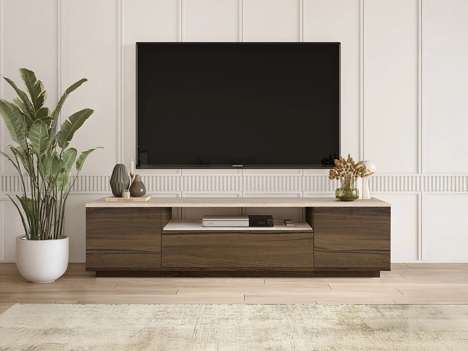 MUEBLE DE TV STARHOME ORIEL MELAMINA 18 MM - 4