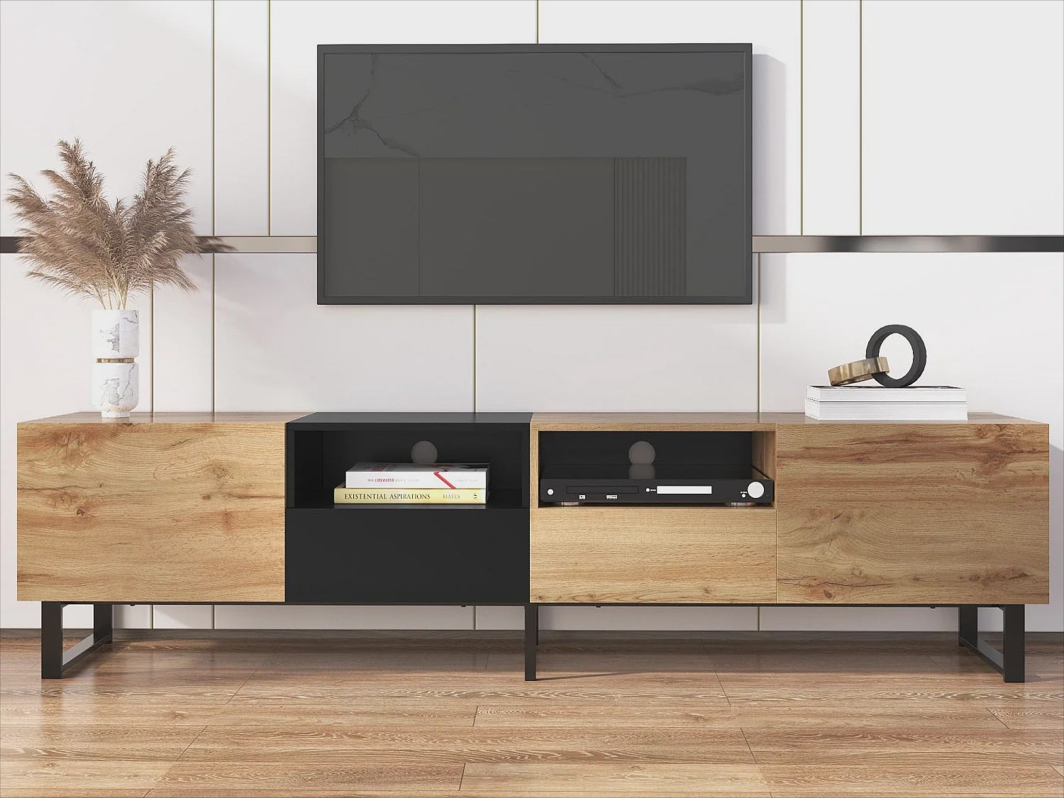 MUEBLE DE TV STARHOME NOVIK MELAMINA 18 MM - 1