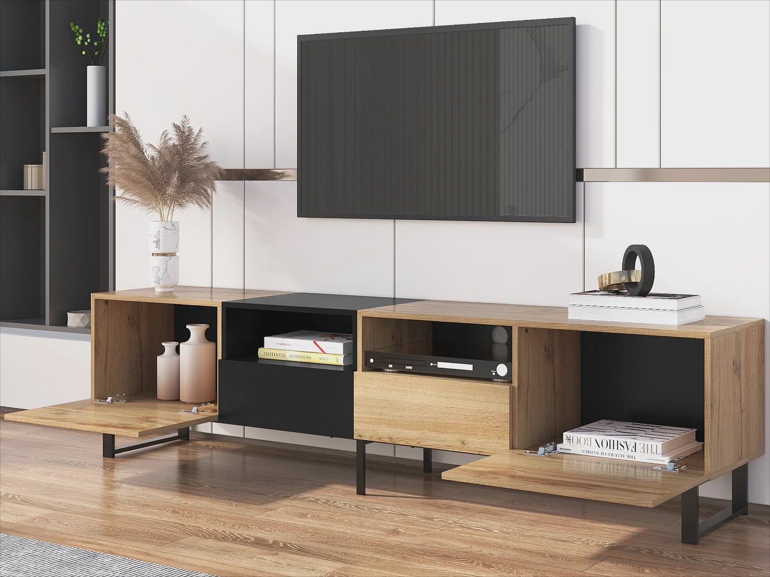 MUEBLE DE TV STARHOME NOVIK MELAMINA 18 MM - 2