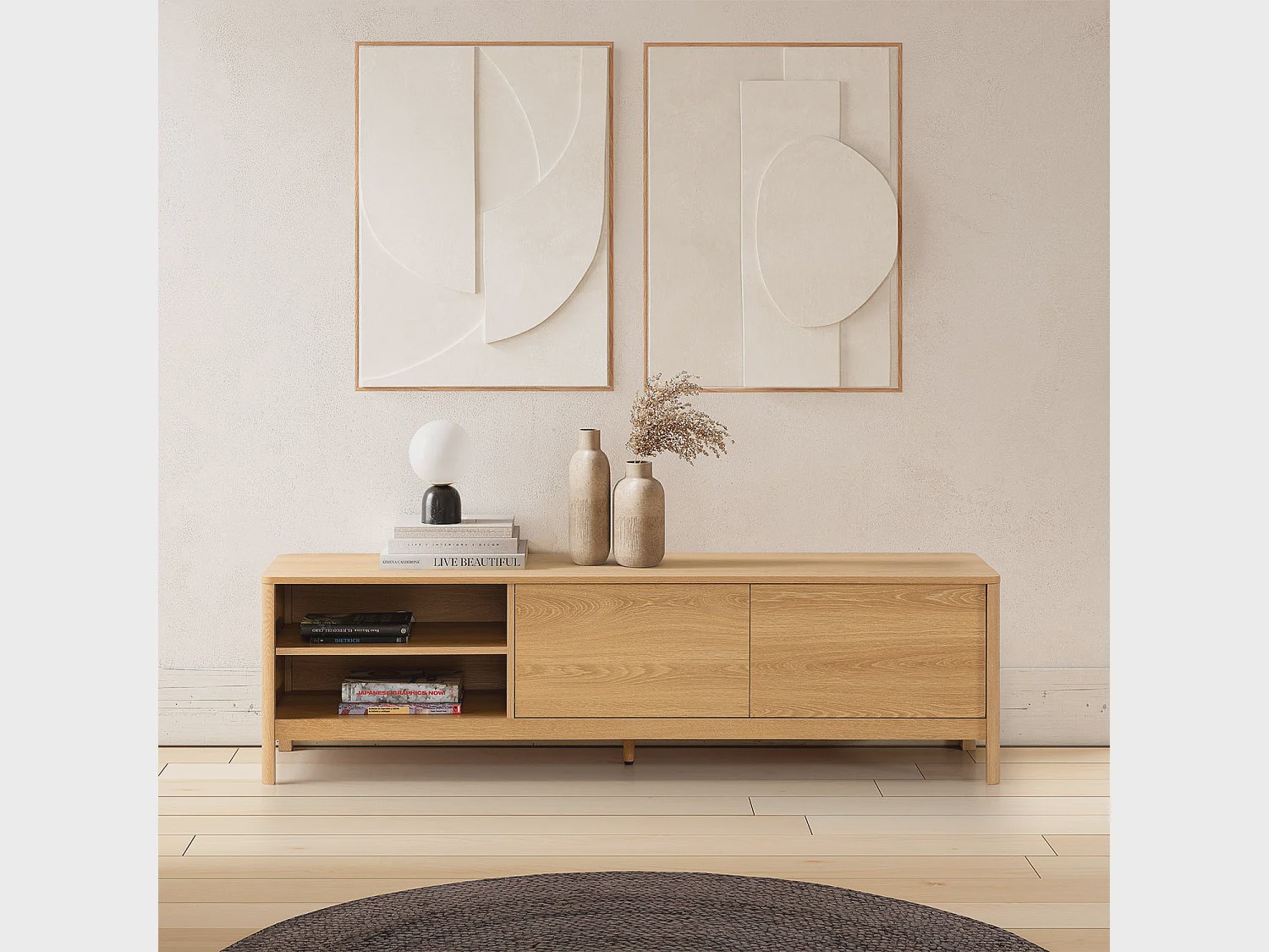 MUEBLE DE TV STARHOME ORVEN MELAMINA 18 MM - 2