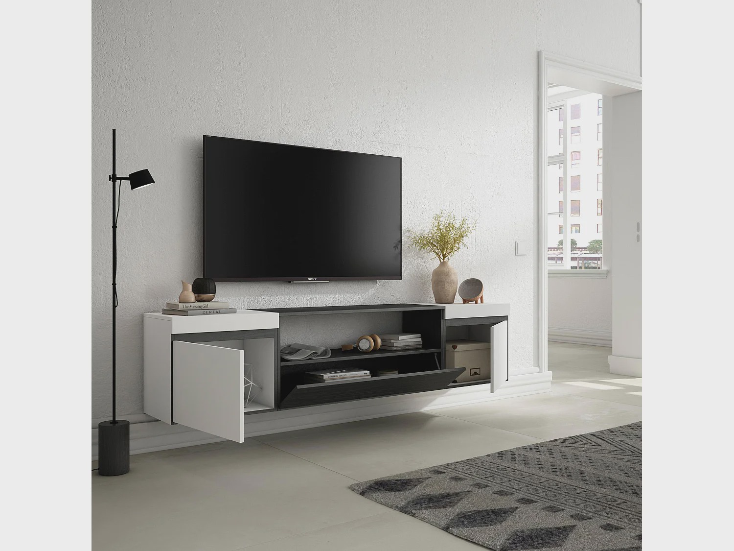 MUEBLE DE TV STARHOME VALTOR MELAMINA 18 MM - 2