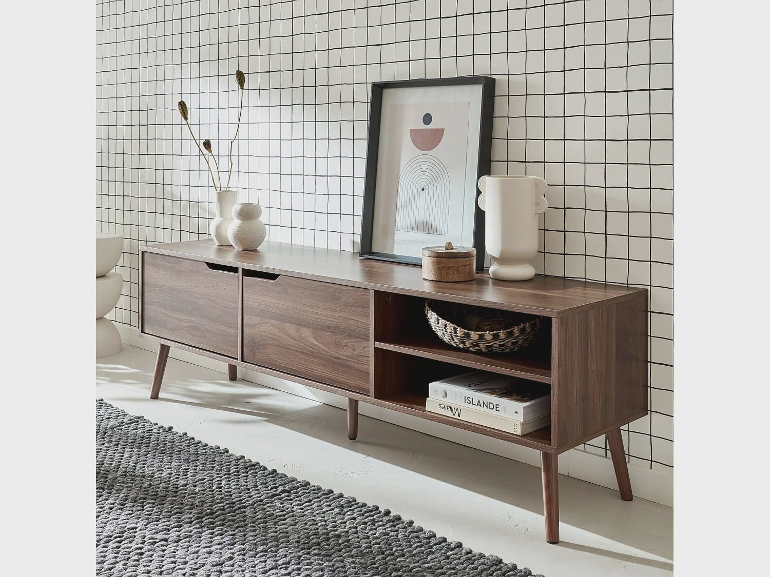 MUEBLE DE TV STARHOME ZORIK MELAMINA 18 MM - 2