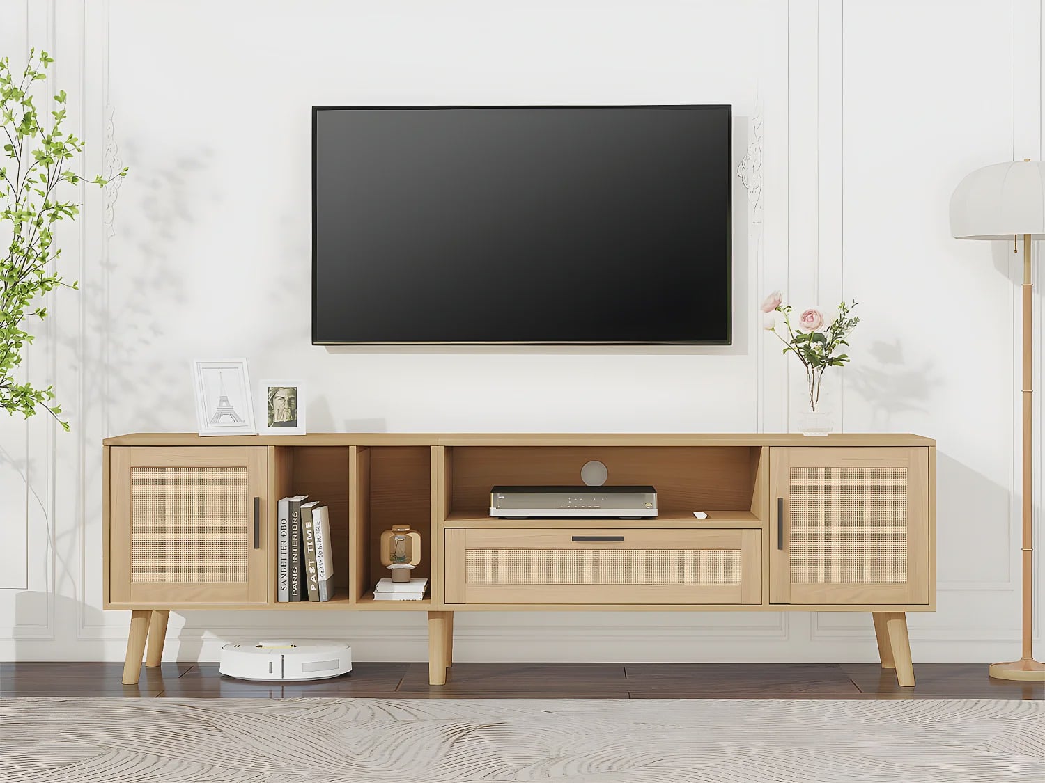 MUEBLE DE TV STARHOME TIVOR MELAMINA 18 MM - 1