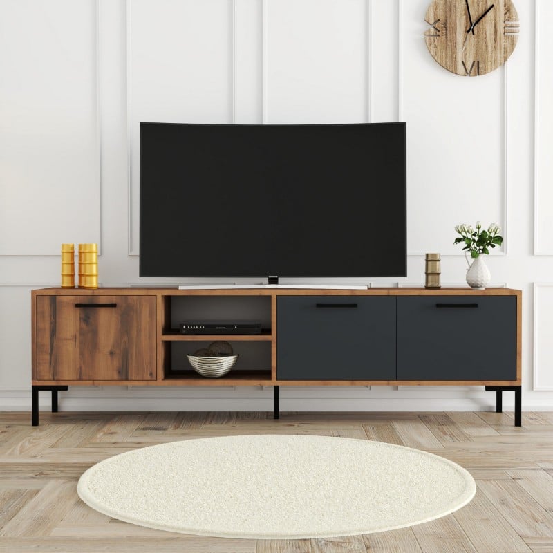 MUEBLE DE TV STARHOME ELIAN MELAMINA 18 MM - 1