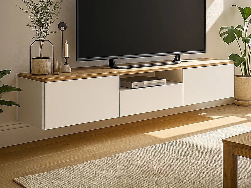 MUEBLE DE TV STARHOME SOLVEN MELAMINA 18 MM - 1