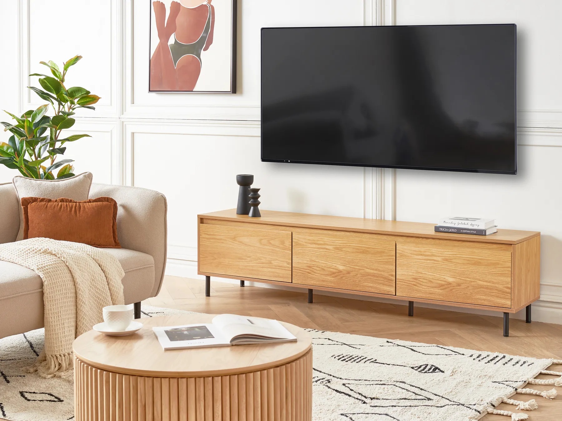 MUEBLE DE TV STARHOME ZALEN MELAMINA 18 MM - 2