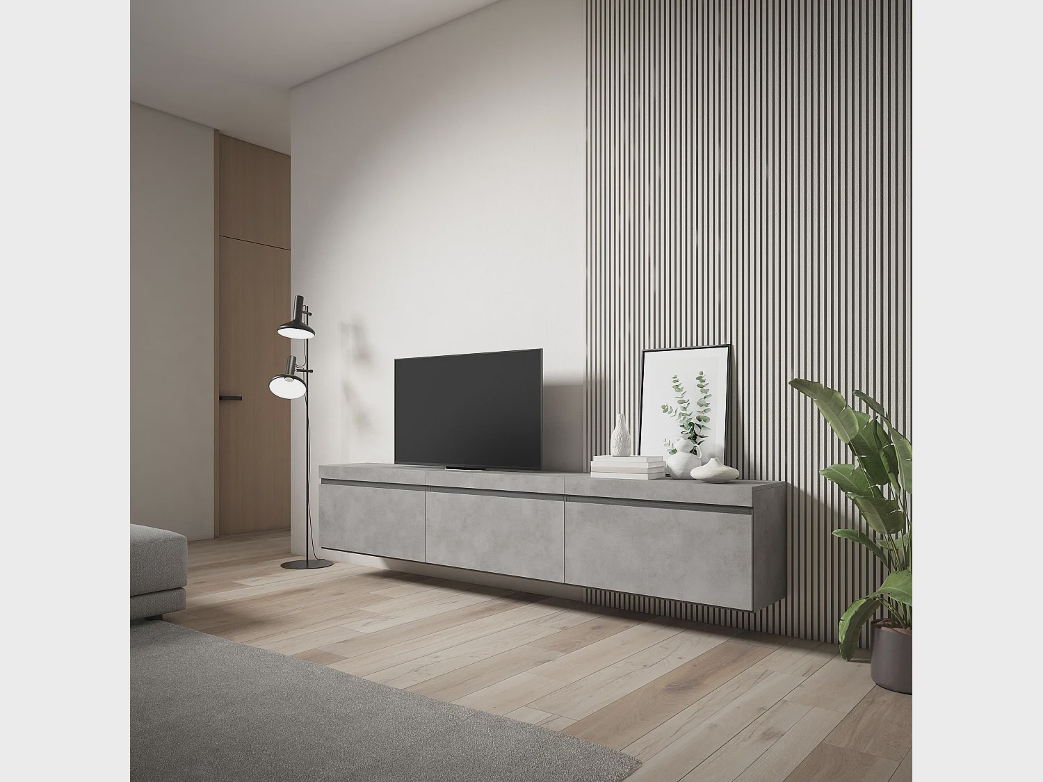 MUEBLE DE TV STARHOME ANZOR MELAMINA 18 MM - 2