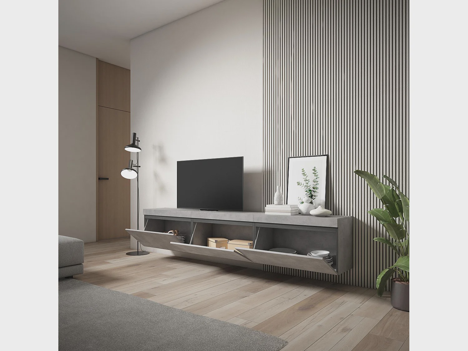 MUEBLE DE TV STARHOME ANZOR MELAMINA 18 MM - 3