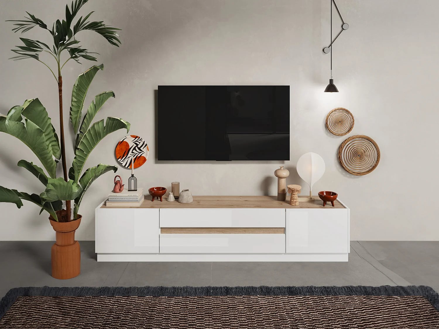 MUEBLE DE TV STARHOME XANDOR MELAMINA 18 MM - 3