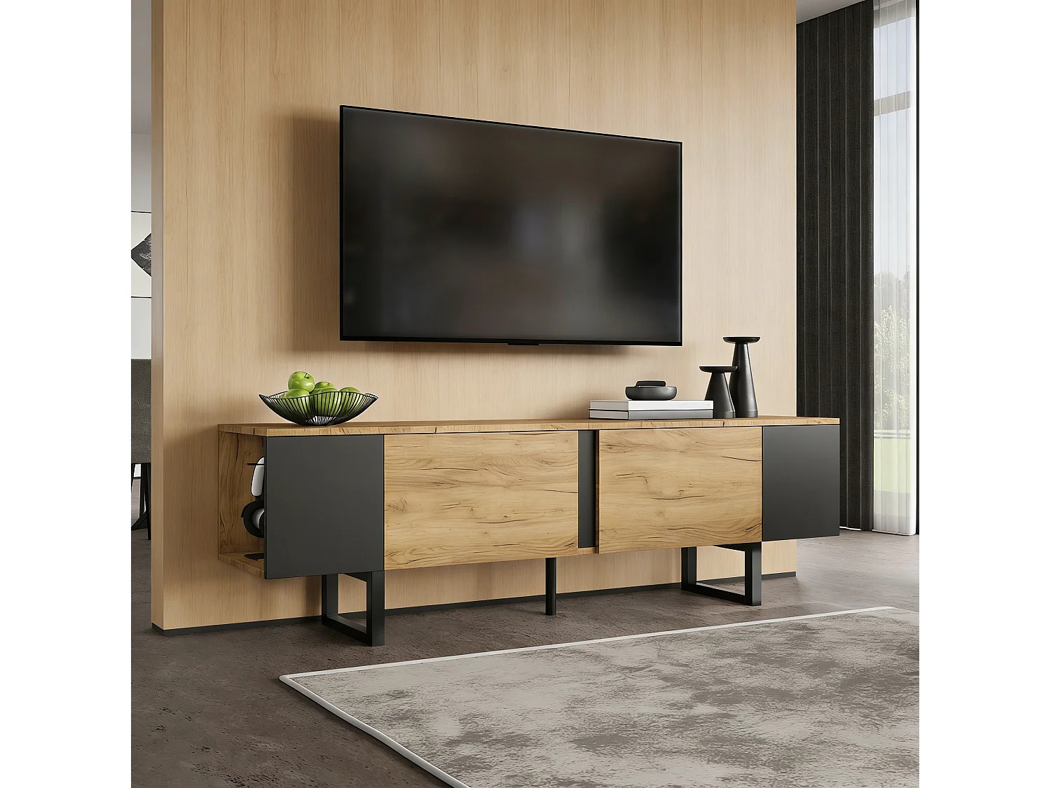 MUEBLE DE TV STARHOME BRIZEN MELAMINA 18 MM - 3