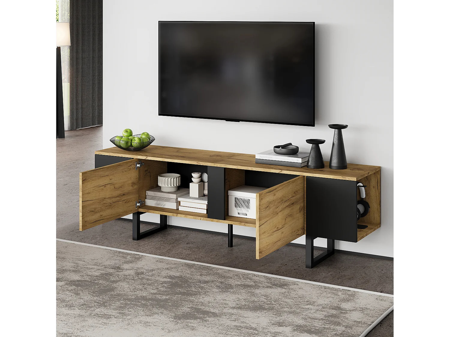 MUEBLE DE TV STARHOME BRIZEN MELAMINA 18 MM - 4