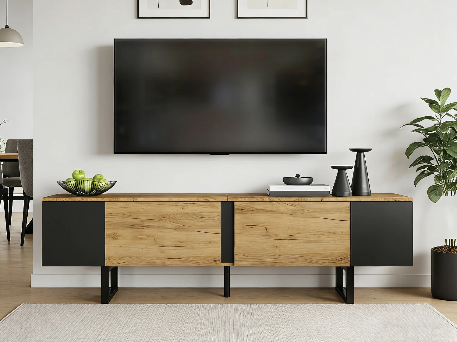 MUEBLE DE TV STARHOME BRIZEN MELAMINA 18 MM - 5