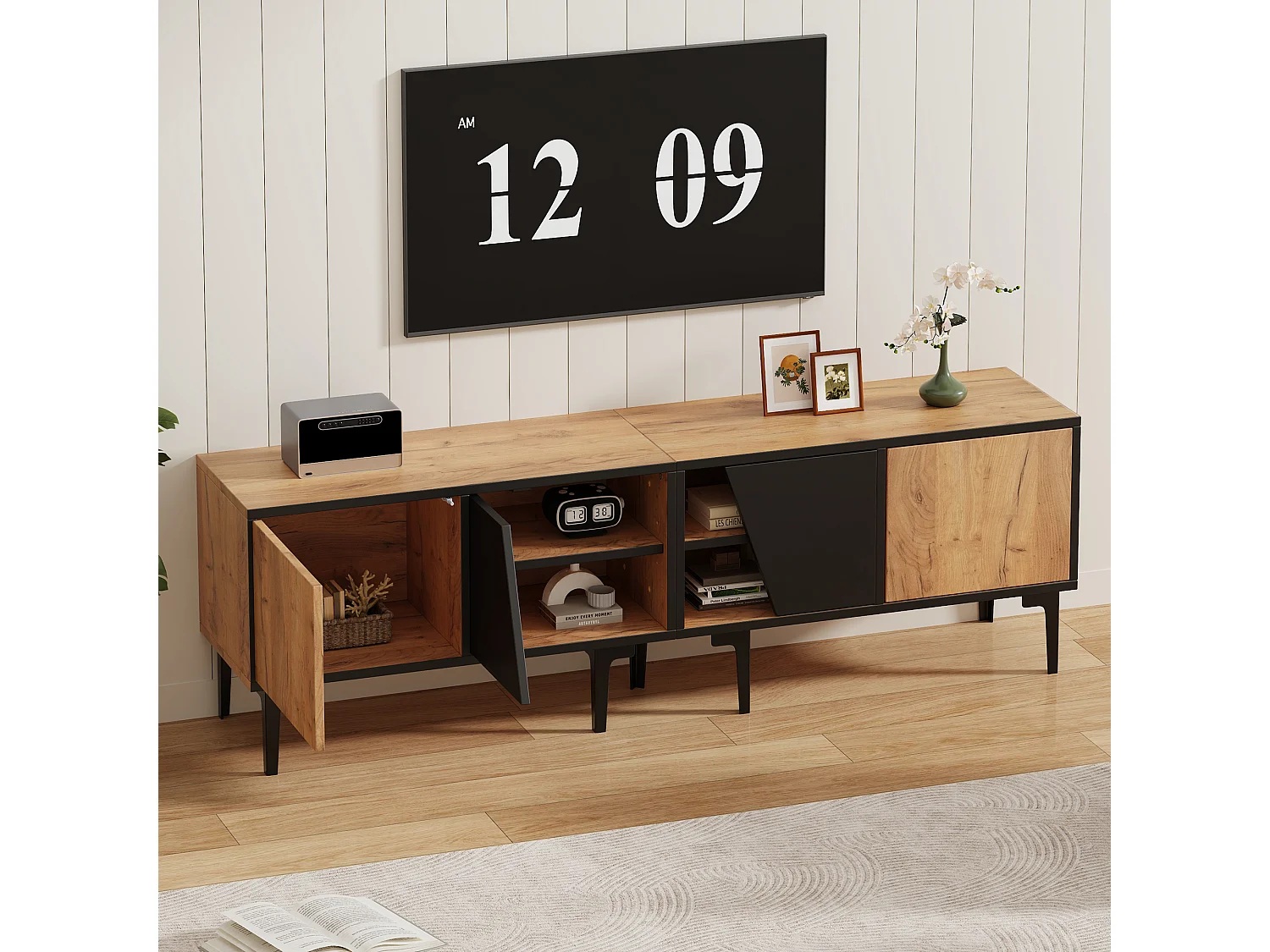 MUEBLE DE TV STARHOME MIREL MELAMINA 18 MM - 1