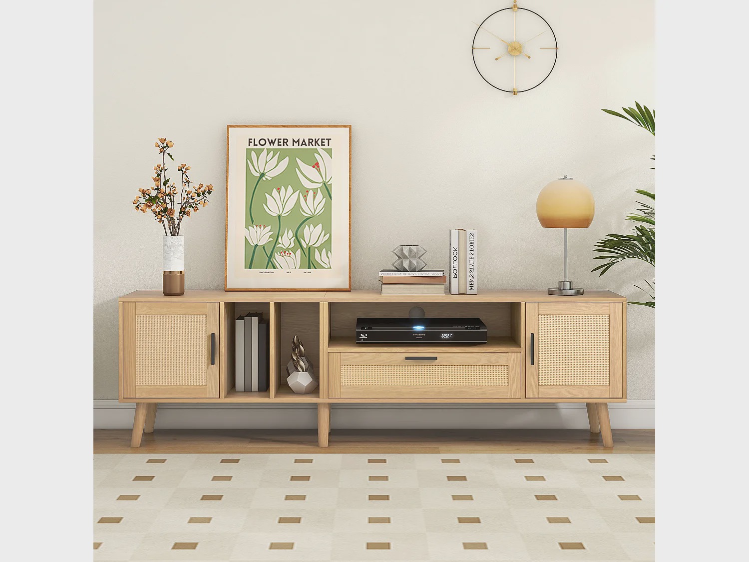MUEBLE DE TV STARHOME KORAL MELAMINA 18 MM - 1