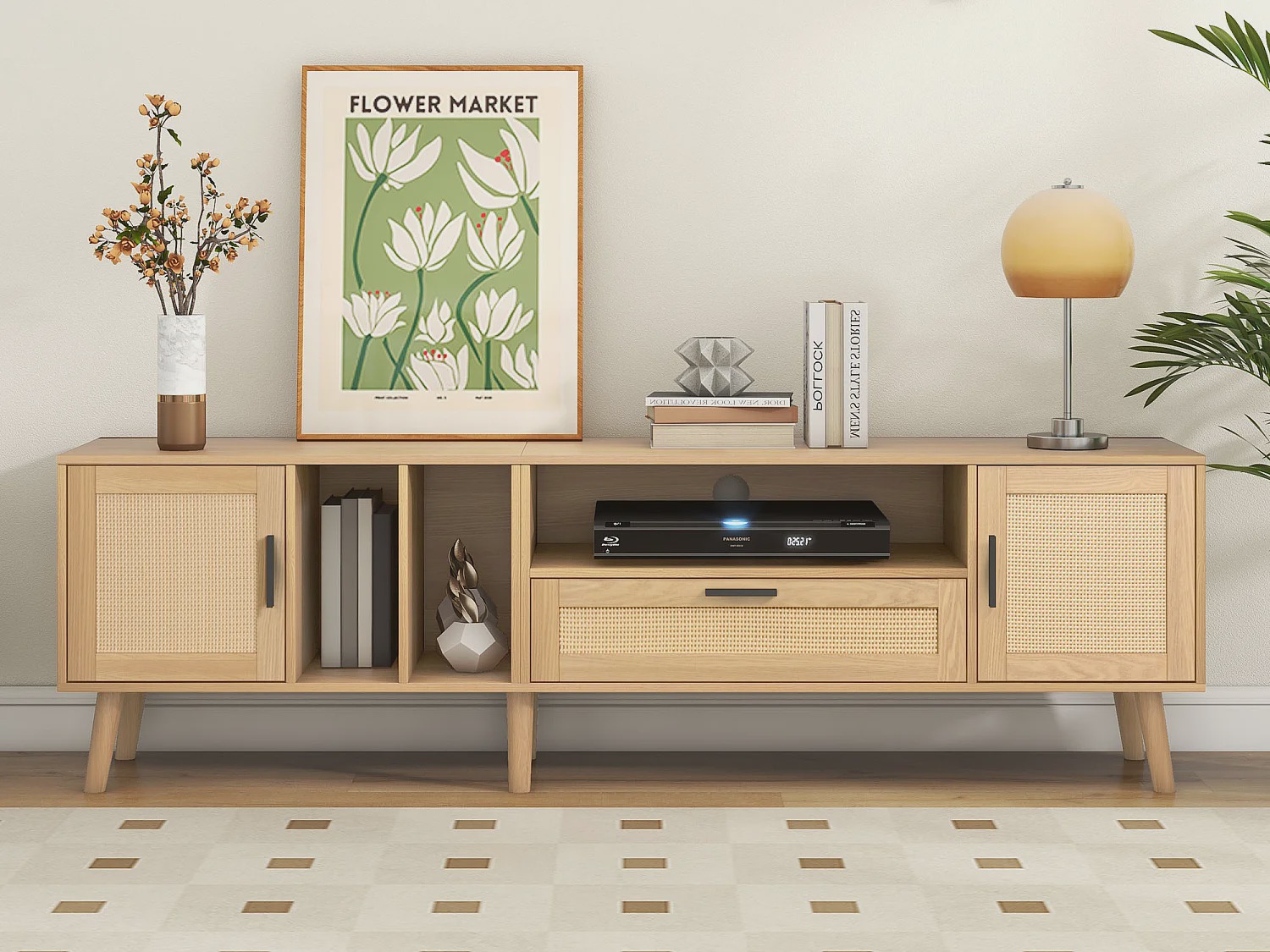MUEBLE DE TV STARHOME KORAL MELAMINA 18 MM - 4