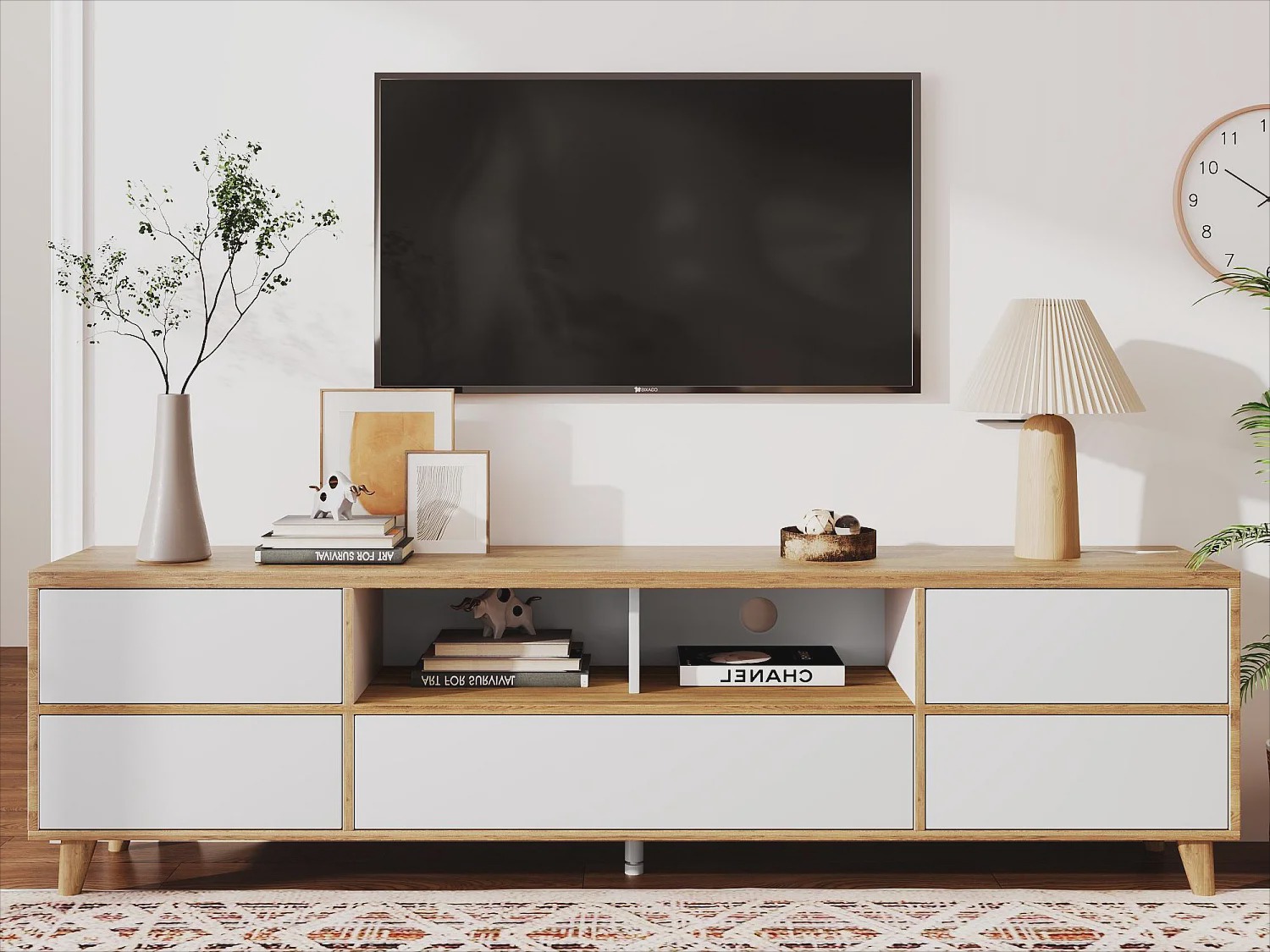 MUEBLE DE TV STARHOME ELVOR MELAMINA 18 MM - 1