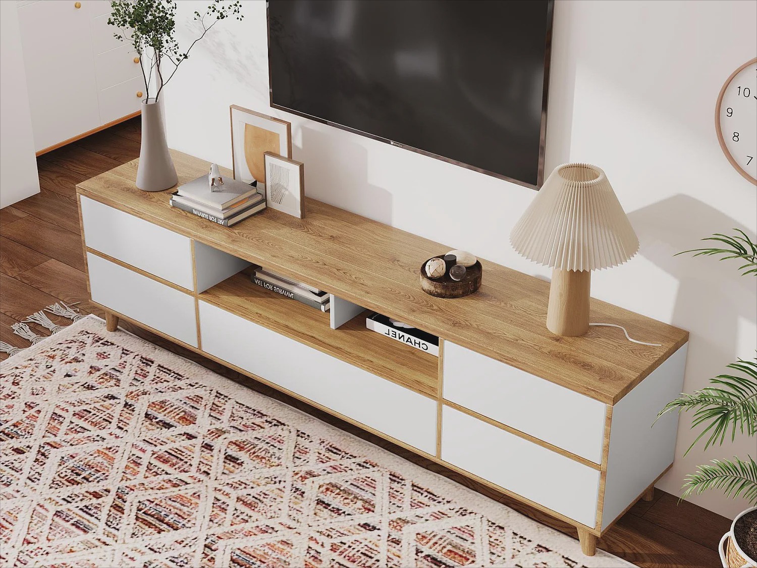 MUEBLE DE TV STARHOME ELVOR MELAMINA 18 MM - 2