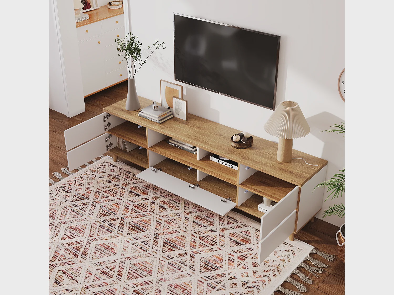 MUEBLE DE TV STARHOME ELVOR MELAMINA 18 MM - 3