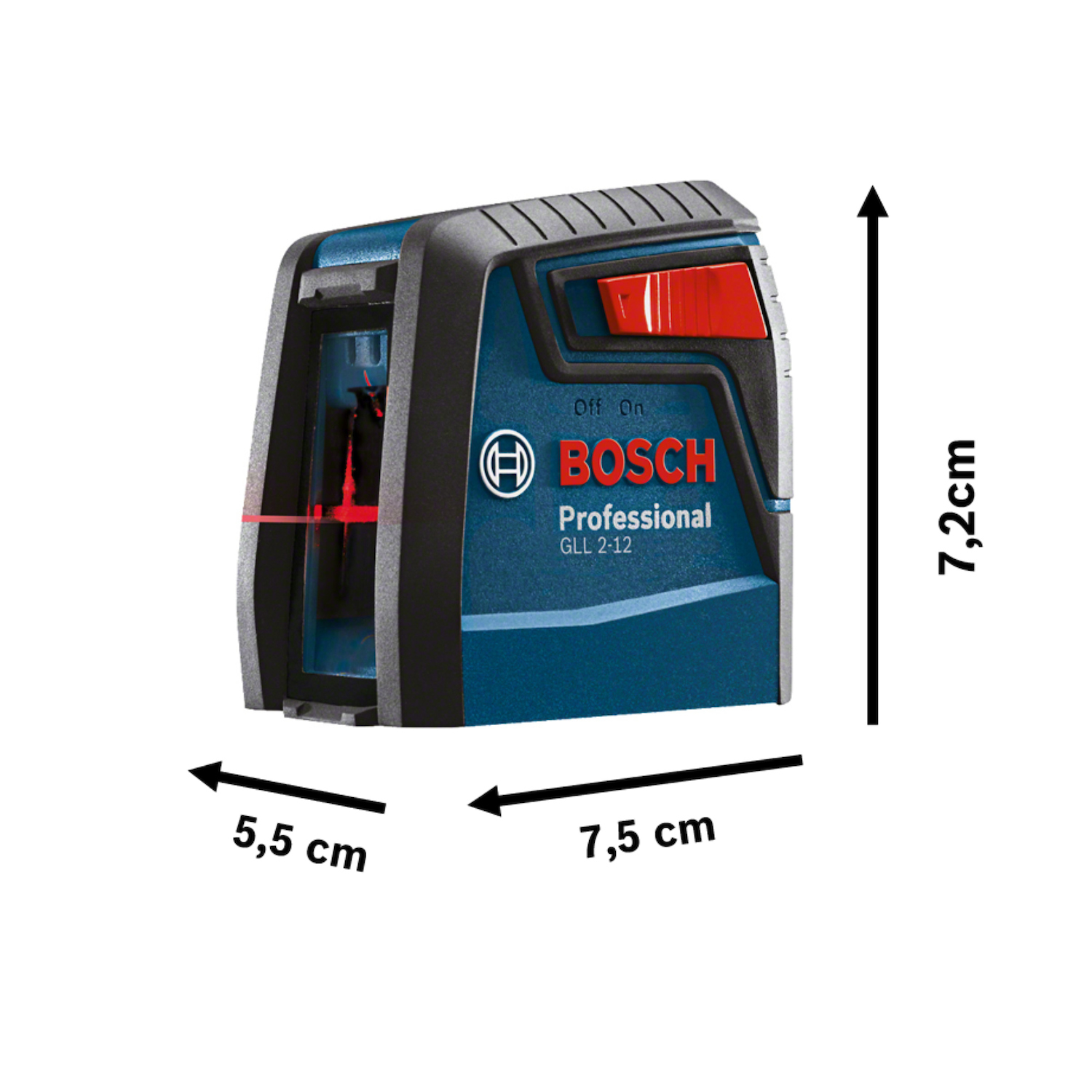NIVELADOR LÁSER BOSCH GLL 2-12 INC SOPORTE - 4
