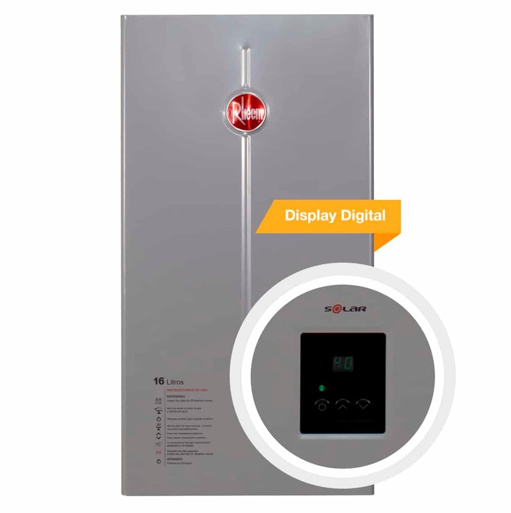 TERMA A GAS RHEEM TIRO NATURAL 16 L GN - 4