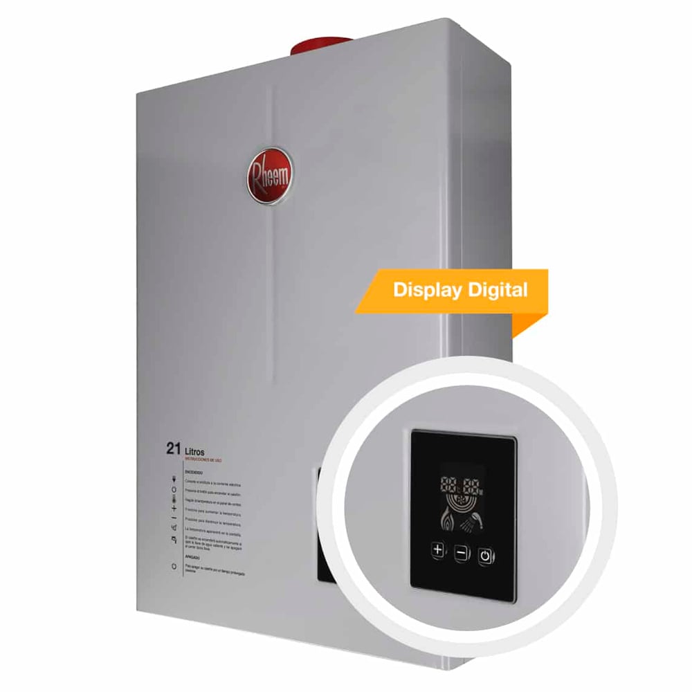 TERMA A GAS RHEEM TIRO FORZADO 21L GLP - PRESTIGE - 4
