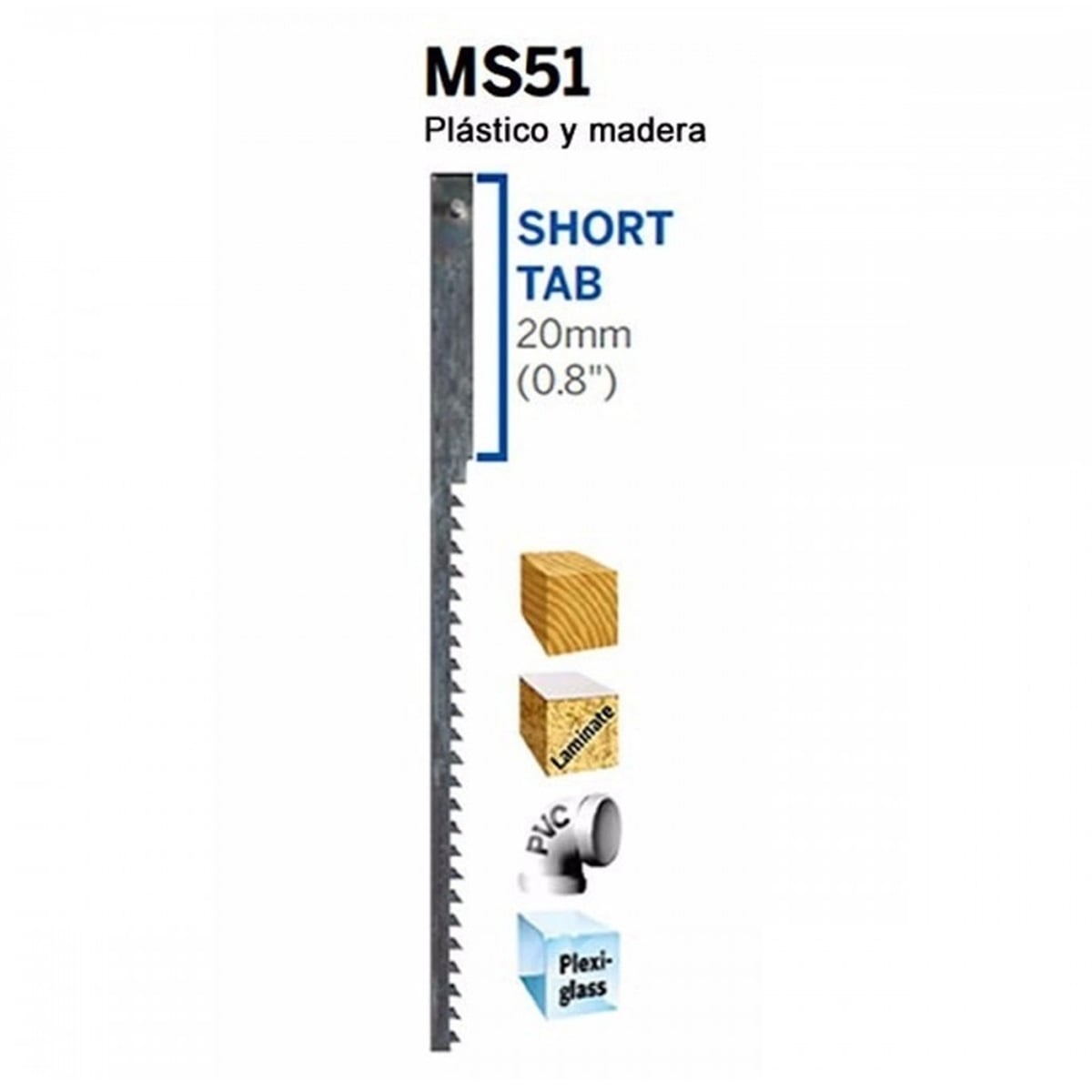 HOJA DE CORTE PARA MOTO SAW PLASTICO/MADERA DREMEL MS51 - 2