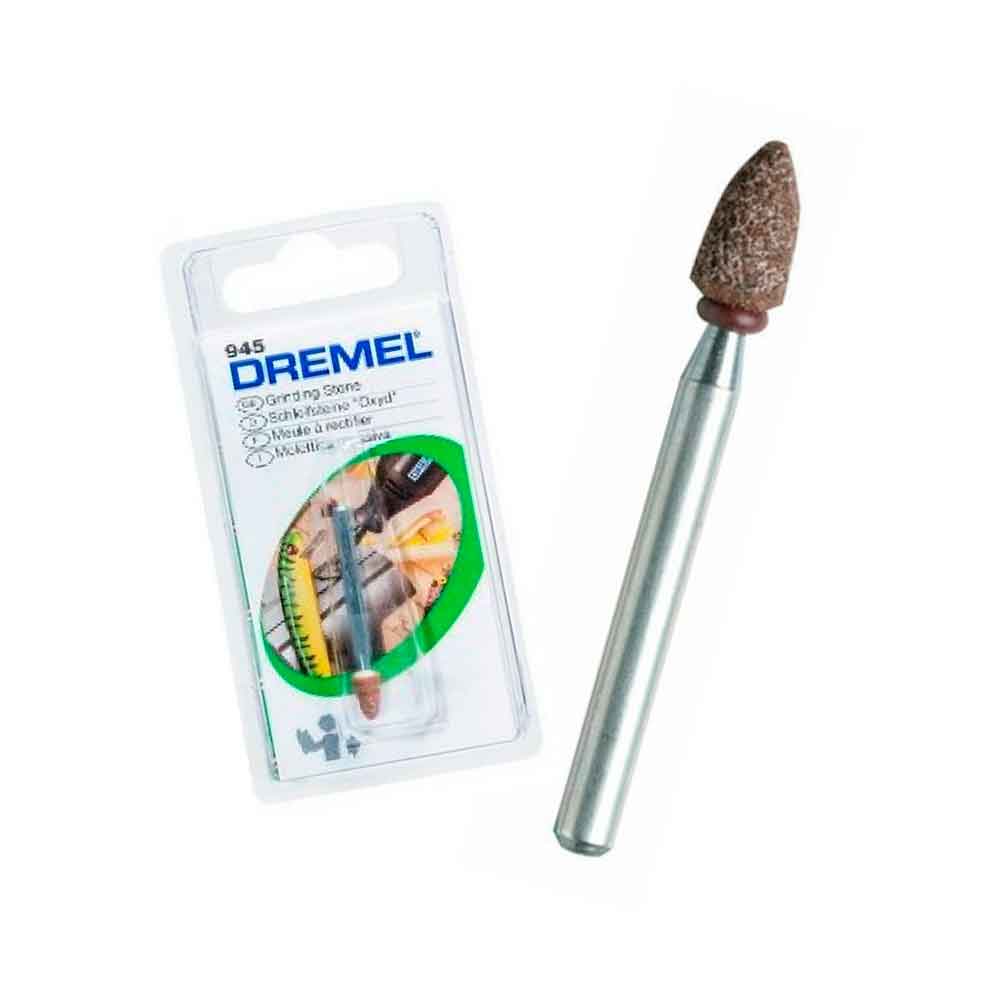 PIEDRA CÓNICA ÓXIDO ALUMINIO 3/16" DREMEL 945 - 2