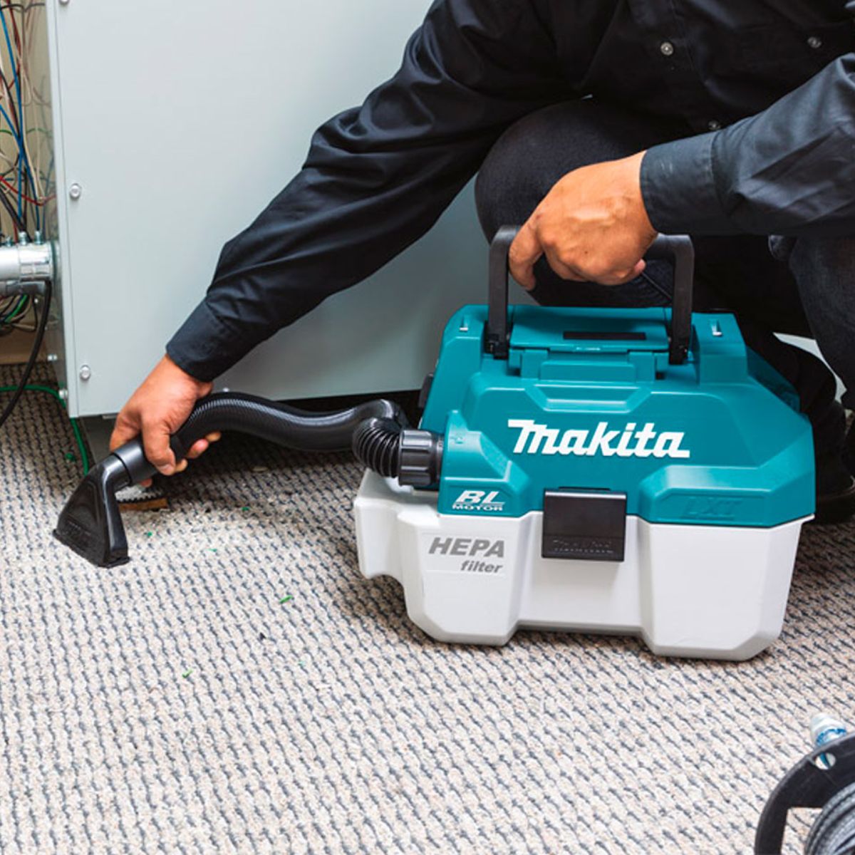 ASPIRADOR MAKITA SOPLADOR PORTÁTIL 18V LXT BL SIN BT NI CARG DVC750LZ - 5