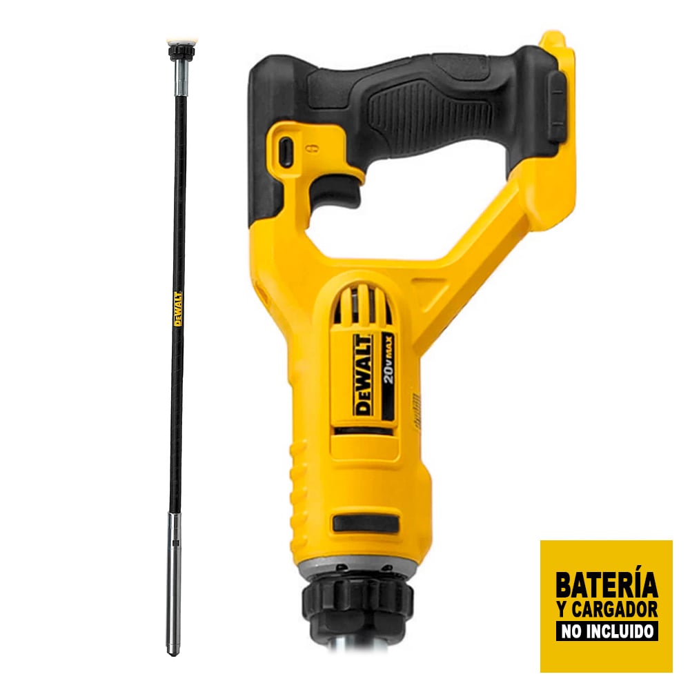 VIBRADOR DE CONCRETO INALÁMBRICO DEWALT 20V MAX SIN BAT NI CARG - 1