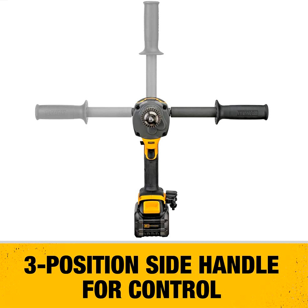 TALADRO MEZCLADOR DEWALT 5/8 60V FLEXVOLT SIN BAT NI CARG - 2
