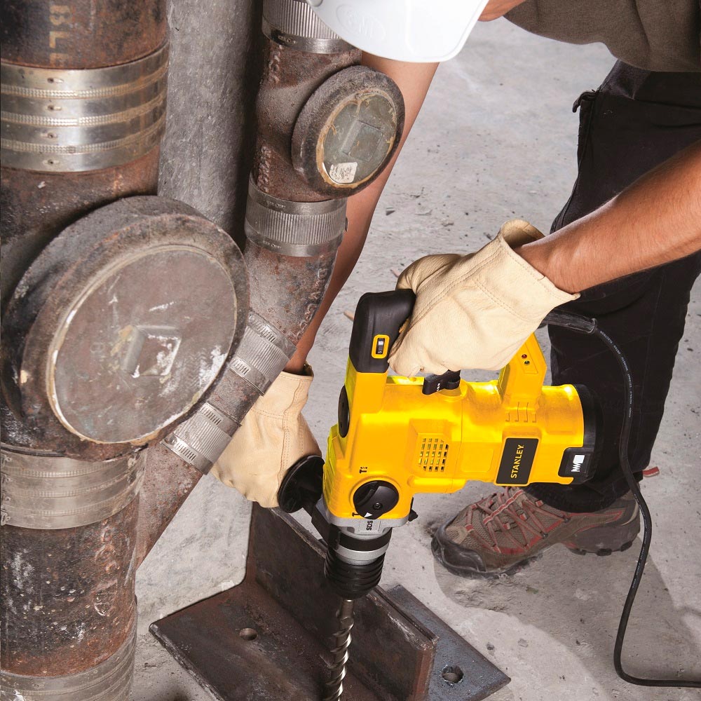 ROTOMARTILLO PLUS STANLEY STHR1232K 1250W + AMOLADORA 750W - 6