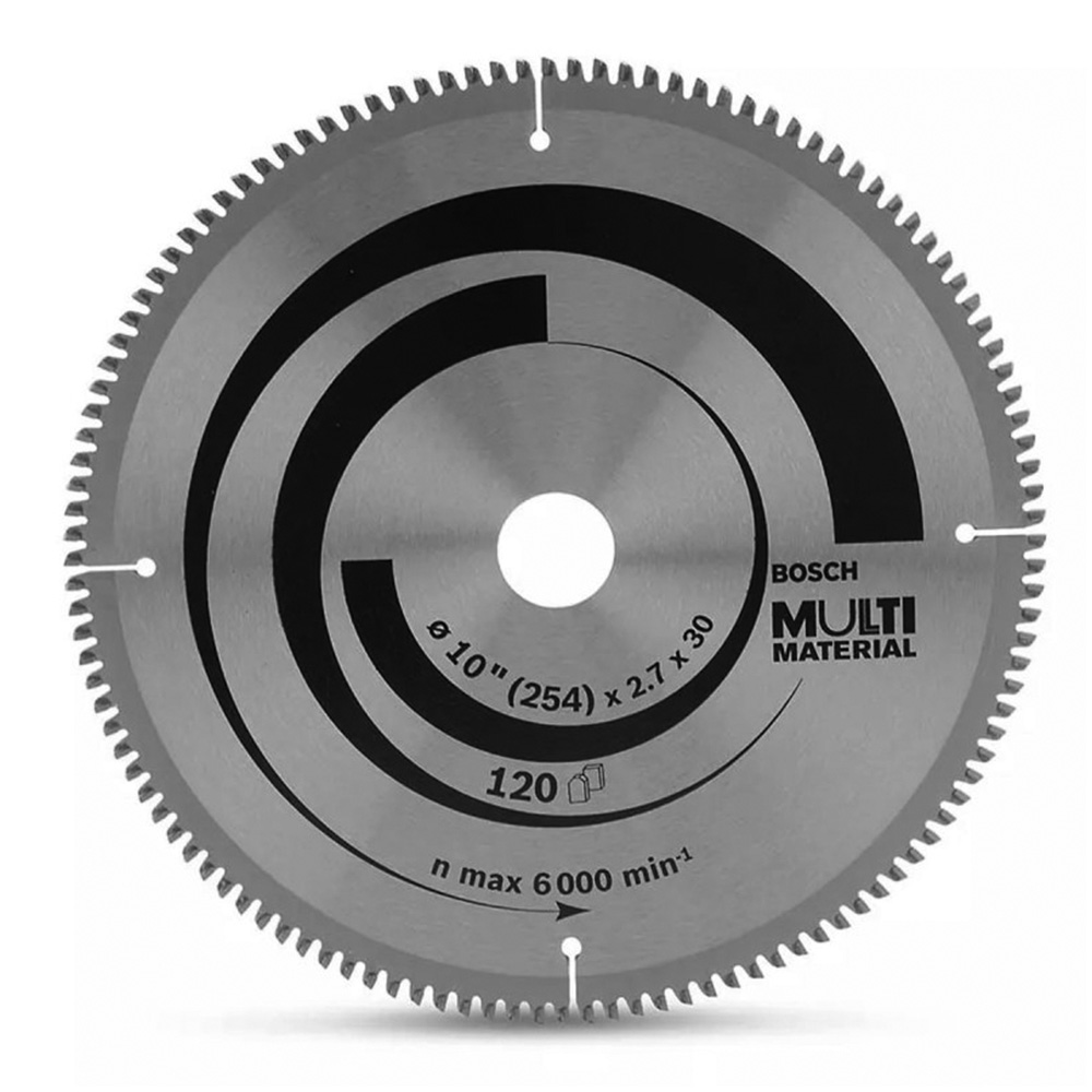 DISCO SIERRA MULTIMATERIAL BOSCH 10' X 120 DIENTES - 1