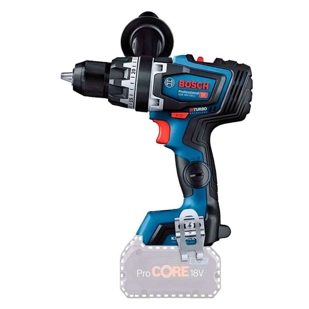 SET DE HERRAMIENTAS BOSCH TALADRO PERCUTOR 1/2' BRUSHLESS 150 NM + L-BOXX SIN BATERÍAS - 3