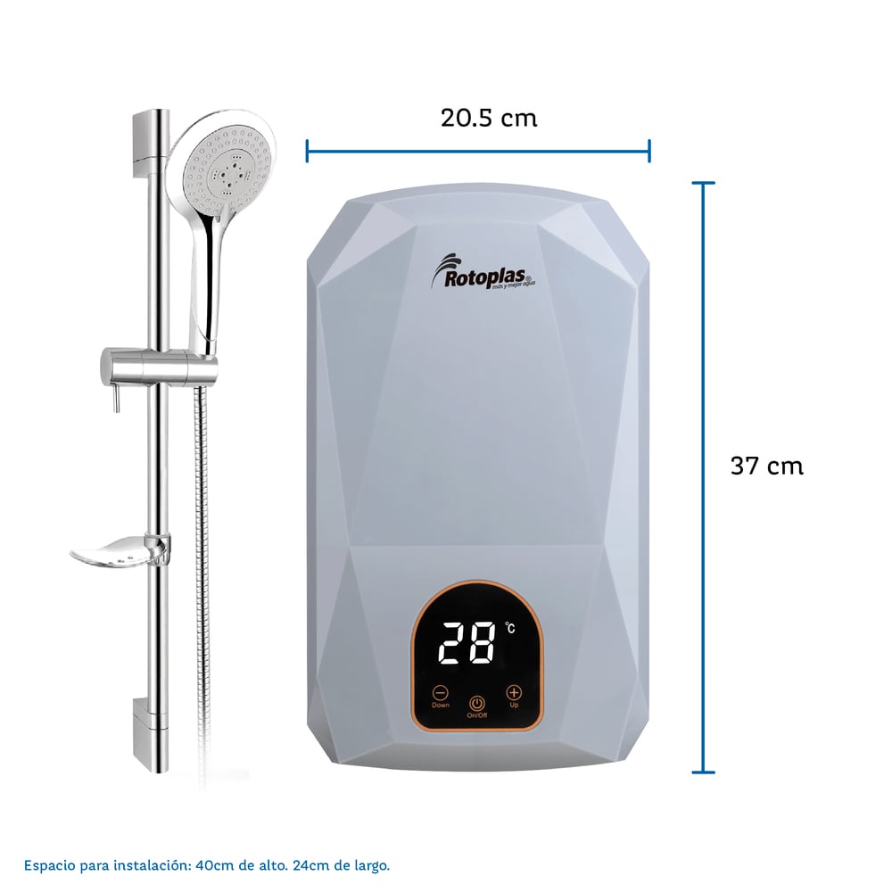 TERMA INSTANTÁNEA ROTOPLAS SUPREME CON SENSOR 2.6 PSI - 4