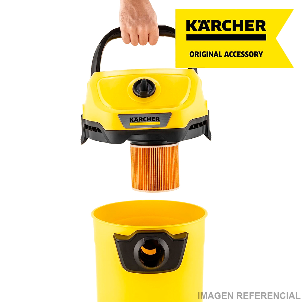 Filtro A Cartuccia Rotondo Di Ricambio Per Aspirapolvere Kärcher WD 4 / WD 5 – Compatibile Con 6.414-960.0