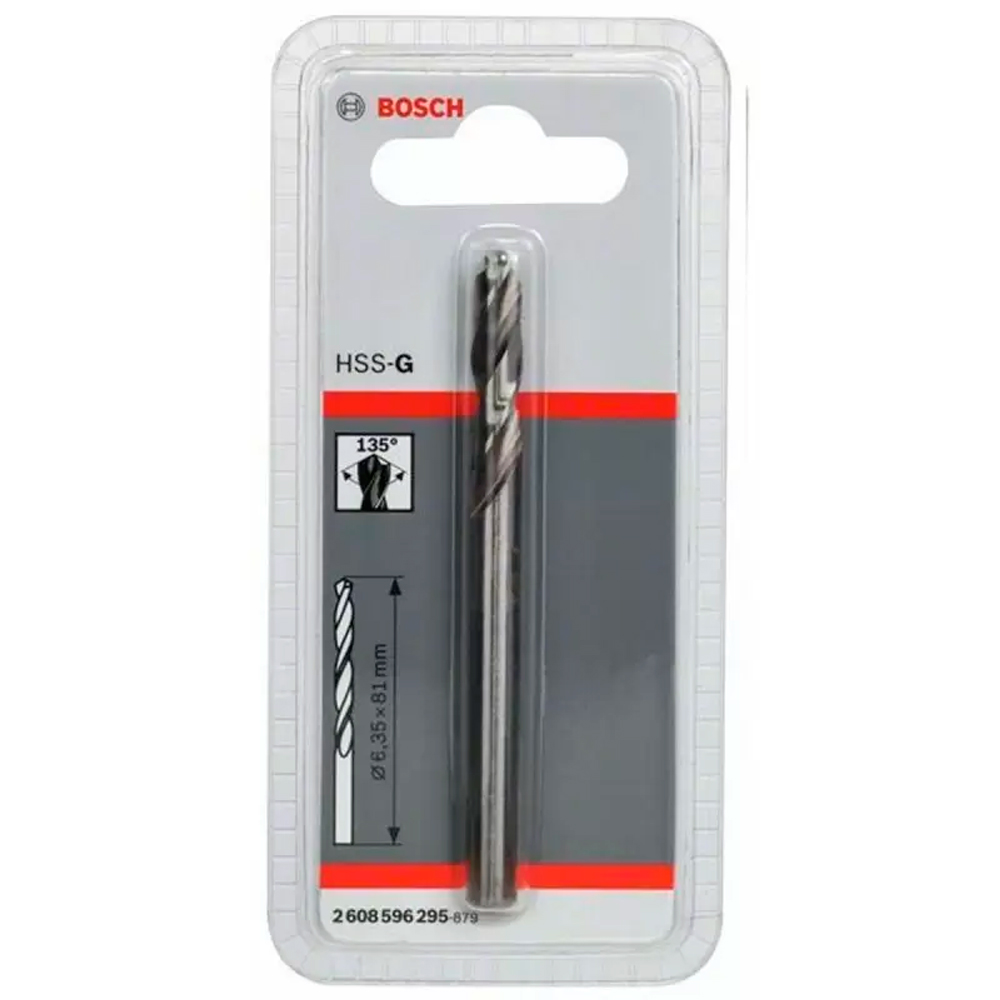 BOSCH BROCA PILOTO HSS-G 1/4' X 81MM - 1