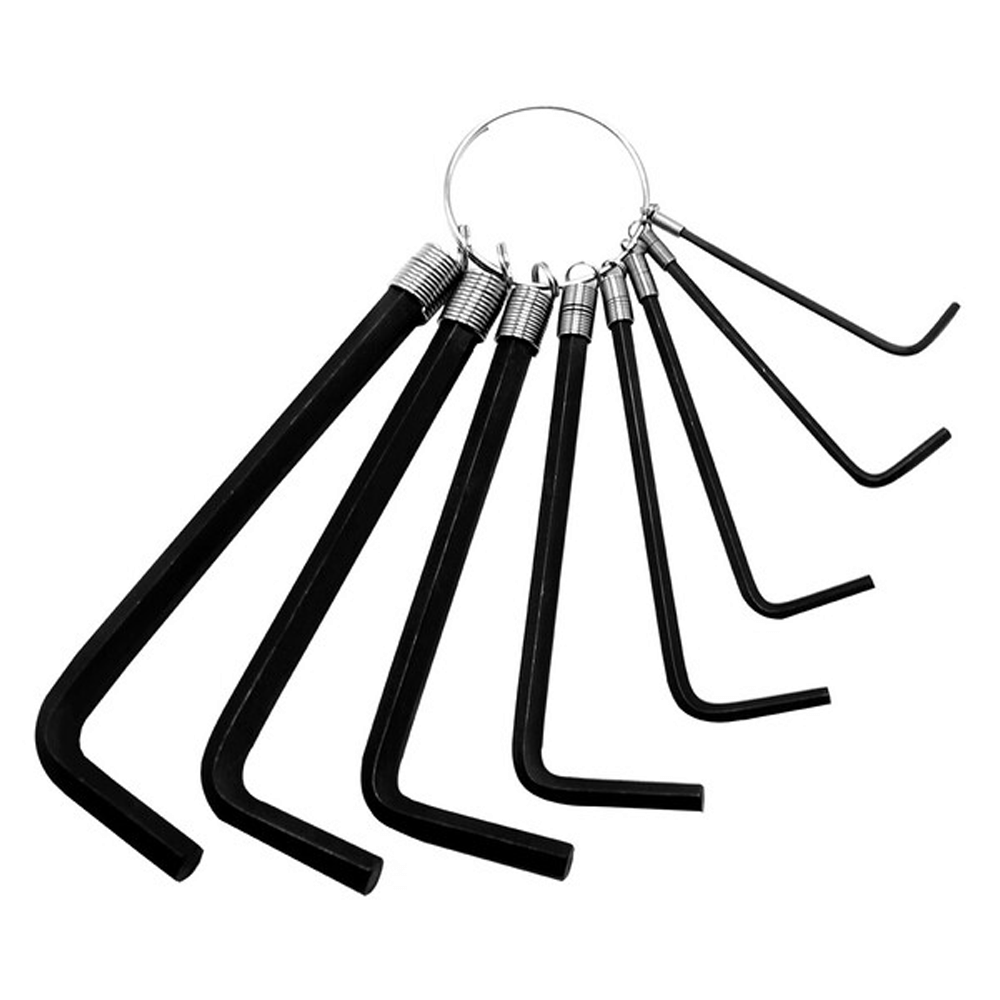JUEGO LLAVE ALEN NEGRO 1,5-6MM 8PCS KAMASA KM1115 - 1