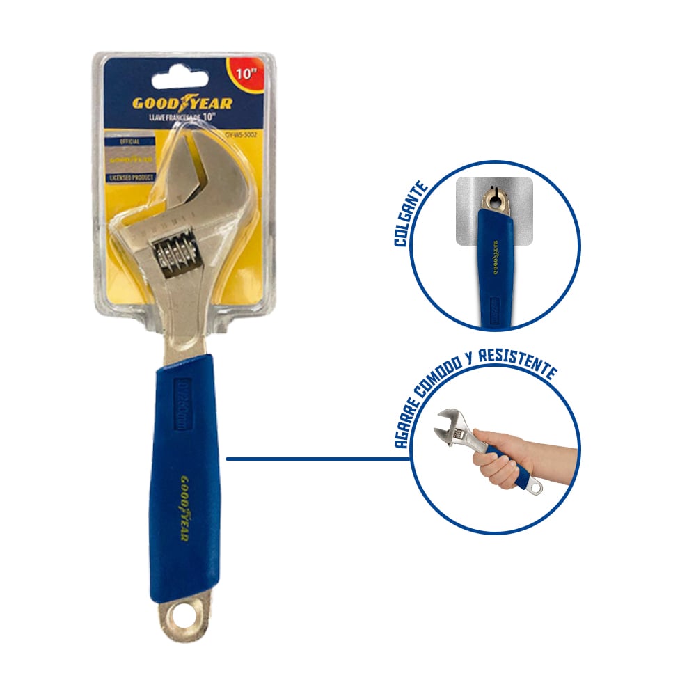 LLAVE FRANCESA 6 M/AMARILLO KAMASA KM441 - 1