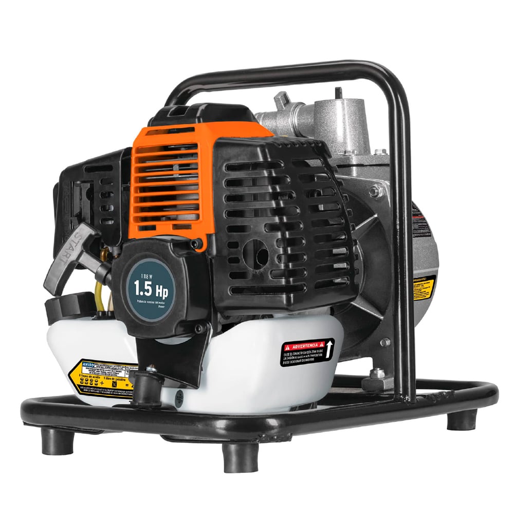 MOTOBOMBA AUTOCEBANTE 1'X1' GASOLINA 1.5 HP 2T 101110 TRUPER - 1