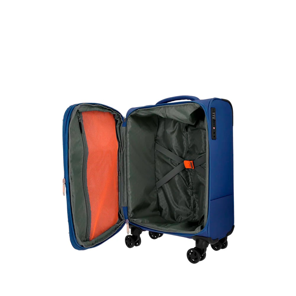 MALETA SUN BREAK SP TSA EXP CABINA AZUL BLANDA AT - 3