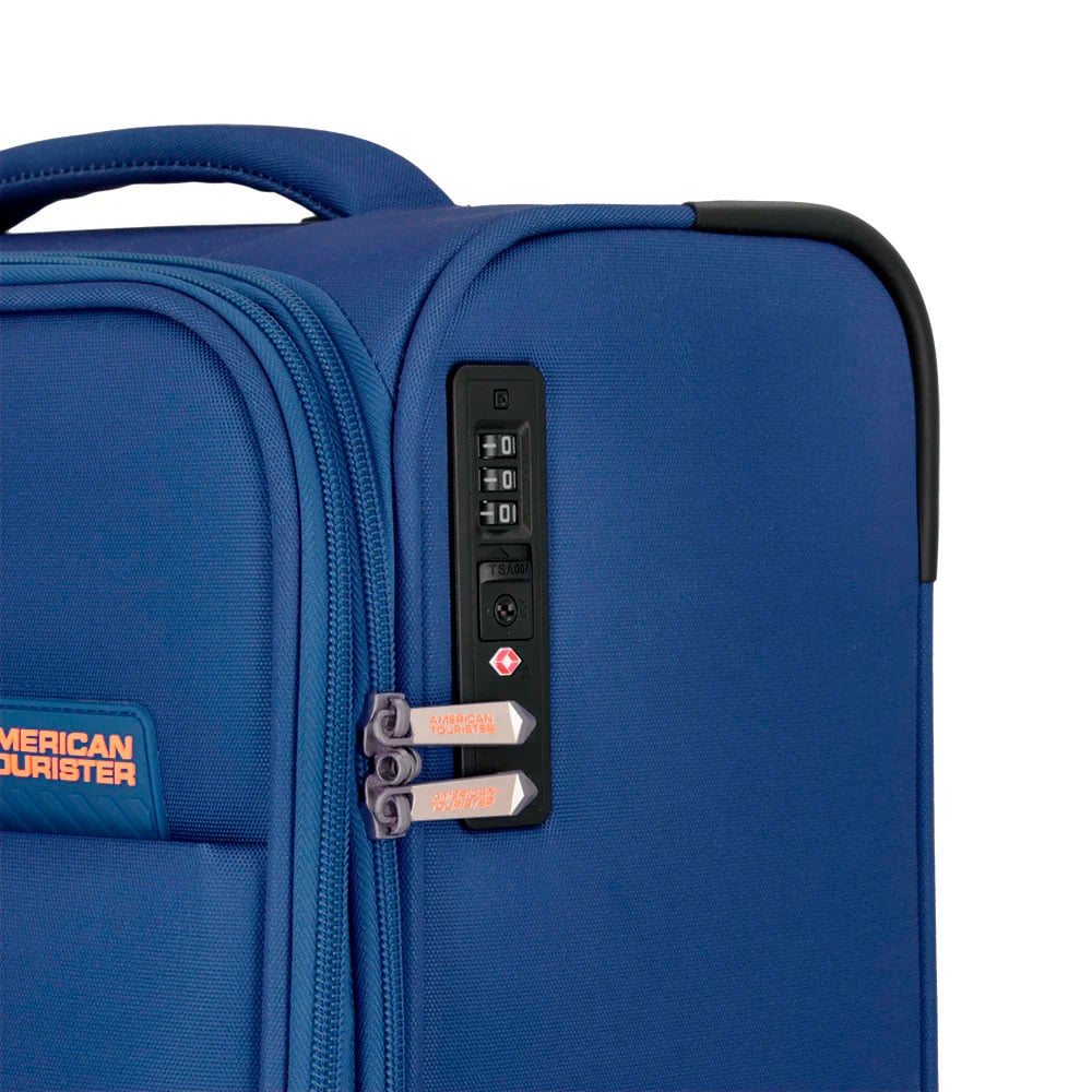 MALETA SUN BREAK SP TSA EXP CABINA AZUL BLANDA AT - 6